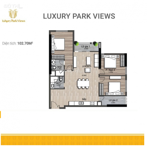 Bán căn góc Đông Nam Luxury Park View, 3 PN, chỉ 4.3 tỷ, full nội thất cao cấp 12744011