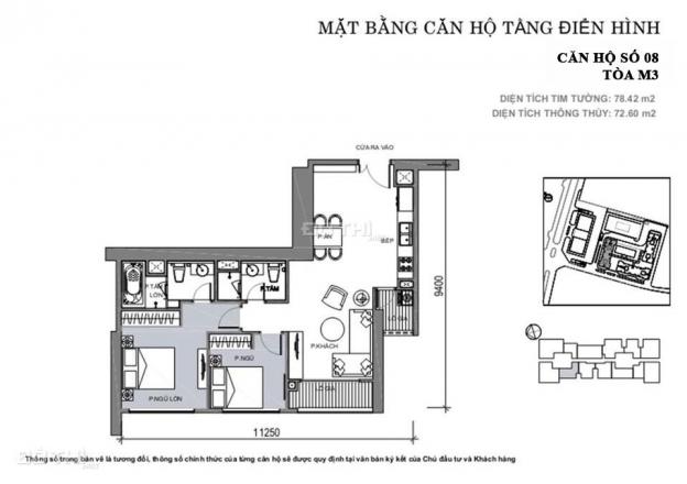 Chính chủ bán căn hộ 08 tầng 42 tòa M3 Vinhome Metropolis 29 Liễu Giai, 78,4m2, giá 5,65 tỷ 12745095