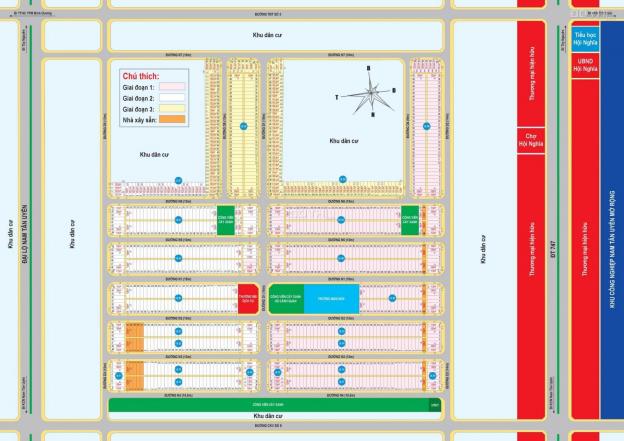 Bán đất sổ đỏ riêng đường ĐT 747, trung tâm TX Tân Uyên, Bình Dương, DT 100m2, giá 9 triệu/m2 12658169