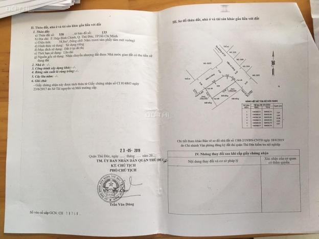 Đất nền diện tích nhỏ KDC P. Hiệp Bình Chánh, Thủ Đức, 52m2 - 60m2, SH riêng, LH 0905.075.666 12748893