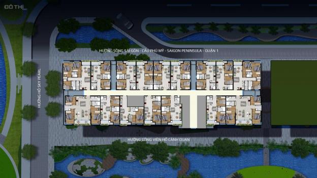 Chính chủ cần bán căn hộ 2PN dự án River Panorama, Quận 7, view hồ bơi rất đẹp 12750368