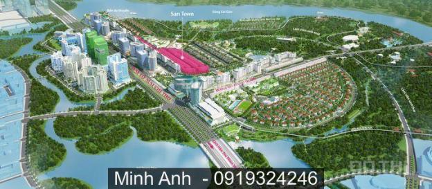 Cho thuê nhà phố thương mại khu đô thị Sala Đại Quang Minh 5,7x20m, hầm 4 lầu. LH: 0919 324 246 12750874