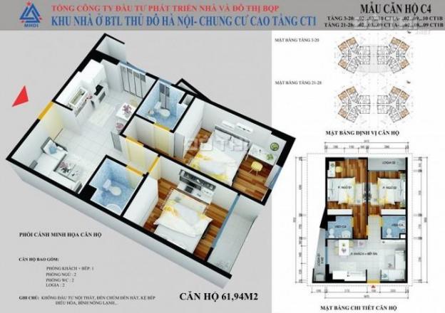 Bán suất ngoại giao 54m2 - 111m2 CT1 Yên Nghĩa, giá gốc 13 tr/m2, căn góc. Lh: 0366262000 12751709