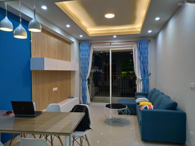 Căn officetel Sài Gòn Royal duy nhất 40m2, rèm cửa, máy lạnh, giá 14tr/th bao phí. 0942096267 12754040