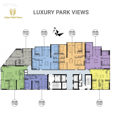 Bán căn số 02, tầng 15R, Luxury Park Views, CK 3.5%, tặng gói nội thất 90 triệu 12755812