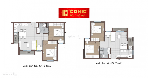 Căn hộ Conic Riverside quận 8 liền kề Phú Mỹ Hưng, view 3 mặt sông giá từ 1,3 tỷ/căn - 0903002996 12761511