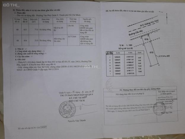 Bán nhà mặt tiền quận 9, đường Cầu Xây, gần bến xe Miền Đông mới 12761790