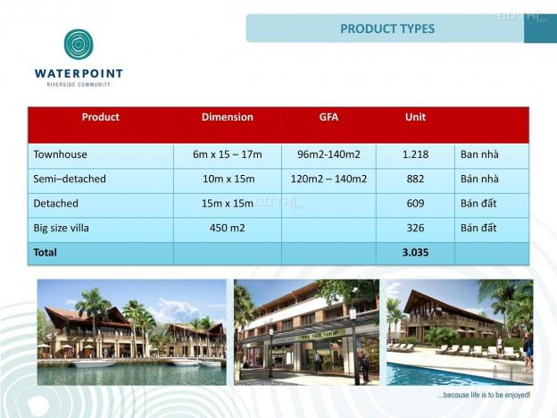 Khu đô thị Waterpoint Long An mở bán giai đoạn 1, giá 2,3 tỷ/căn shop house. Giữ chỗ LH: 0983686815 12764765