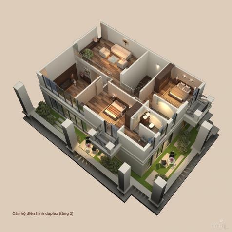 Bán căn hộ duplex, trung tâm quận Hà Đông, giá 29 triệu/m2, DT 222m2 12766227