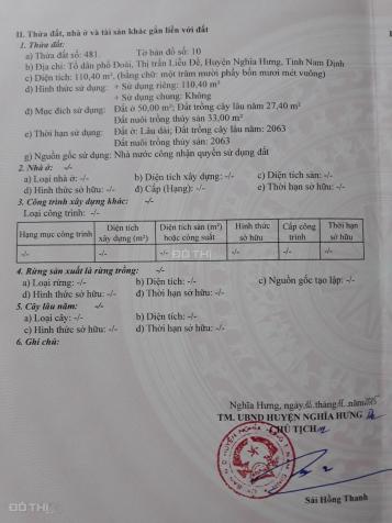 Cần bán đất chính chủ tại huyện Nghĩa Hưng, Nam Định 12766294