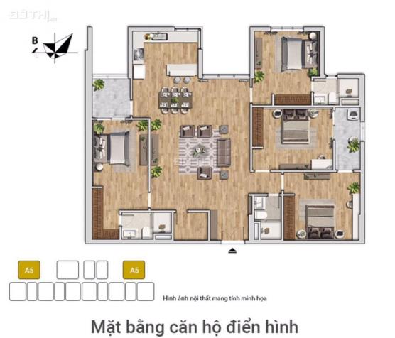 Đăng ký lên xem CH mẫu thực tế 4PN, 149.3m2 dự án Amber Riverside 622 Minh Khai, LH 094.335.9699 12768137