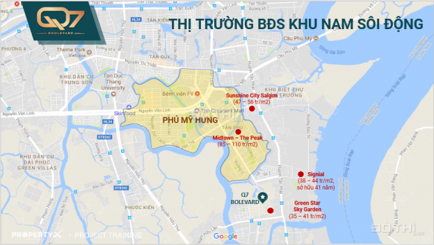 Bán căn hộ chung cư tại dự án Q7 Boulevard, Quận 7, Hồ Chí Minh diện tích 58m2, giá 40 triệu/m2 12773464