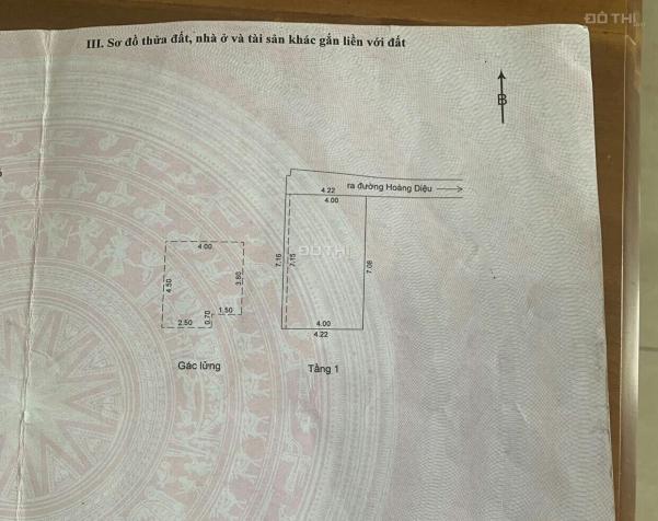 Bán nhà kiệt gác lửng đường Hoàng Diệu, Hải Châu ,giá 1,5 tỷ 12773679