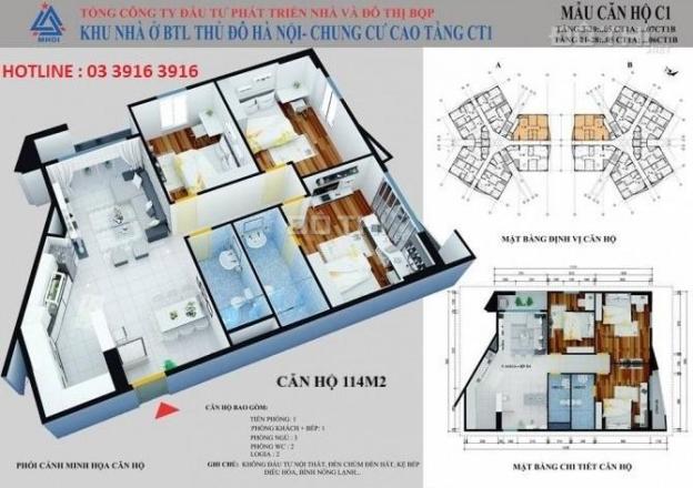 Chính chủ bán căn hộ giá rẻ dự án chung cư Bộ tư lệnh Thủ đô - CT1 Yên Nghĩa. LH: 085 792 7682 12776208