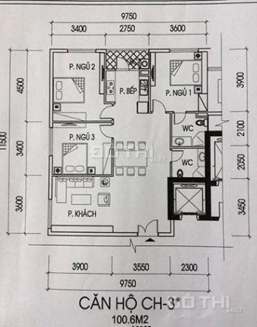 Căn góc 100.6m2 tòa A2 IA20 Ciputra chủ nhà cần bán gấp với giá gốc 18.5 tr/m2 + chênh thấp 12789023