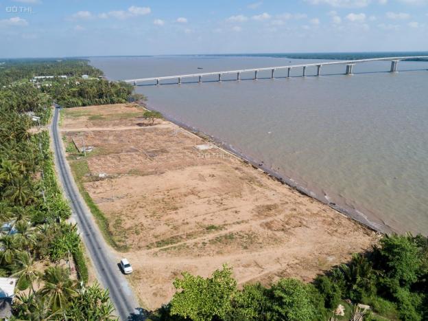 Bán 2,2ha đất có 300m 2 MT sông Cổ Chiên, Càng Long, Trà Vinh, 300x75m, giá 21 tỷ 12795982