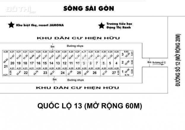 Bán đất đường Số 12, phường Hiệp Bình Phước, 52.1m2. Giá 2.45 tỷ 12796861