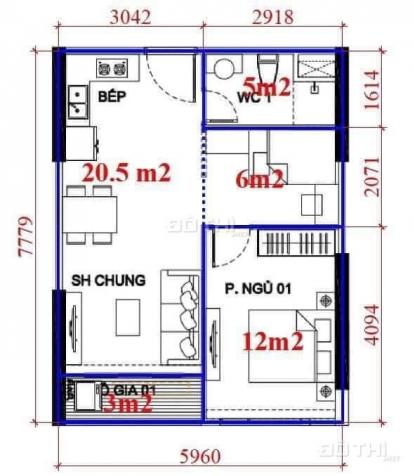 Căn hộ S2.01 2PN, 2WC, diện tích sử dụng 64.4m2 dự án Vinhomes Đại Mỗ, Nam Từ Liêm (Ưu đãi) 12798111