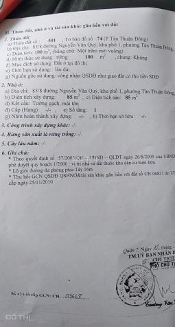 Bán nhà đường Nguyễn Văn Quỳ 13.5 x 8.8m, khu dân cư hiện hữu 100%, giá 5.5 tỷ sổ hồng. 0901478523 12802178
