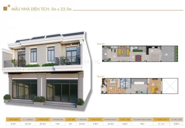 Mở bán 100 căn nhà mặt tiền 28m ở khu đô thị Cát Tường Phú Hưng 12802346