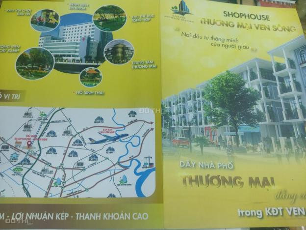 Bán dãy nhà phố shophouse 1 trệt 3L, dt 140m2, giá 2.6 tỷ, đường An Hạ, xã Phạm Văn Hai, Bình Chánh 12804274