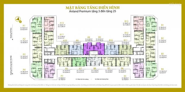 Bán căn hộ tầng 15-07 chung cư Anland Premium Dương Nội, nam cường, dt. 78m2, h. Đb: Giá 1,75 tỷ 12810152