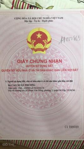 Bán gấp nhà mặt tiền đường Phạm Văn Đồng, gần công viên Gia Định 12810879