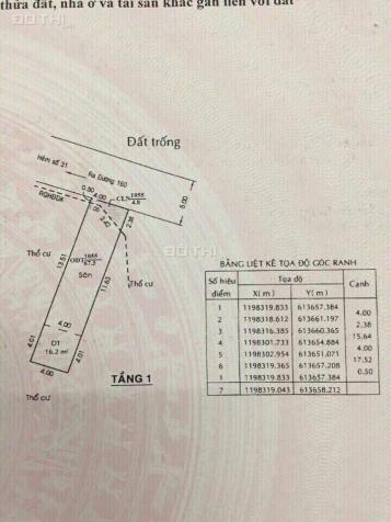 Bán đất hẻm 6m, đường 160 Lã Xuân Oai, Tăng Nhơn Phú A, Q9. Giá 3 tỷ 2, 72m2 12814311