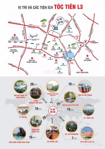 Bán đất thị xã Phú Mỹ, Bà Rịa - Vũng Tàu, sổ đỏ trao tay, giá 880tr. Hỗ trợ vay ngân hàng 70% 12816230