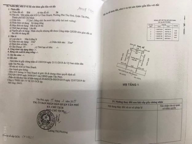 Bán 5 lô F0 hẻm số 6/ Lê Thúc Hoạch, P. Phú Thọ Hòa, Q, Tân Phú (diện tích đa dạng) 2.4 tỷ/lô 12814948