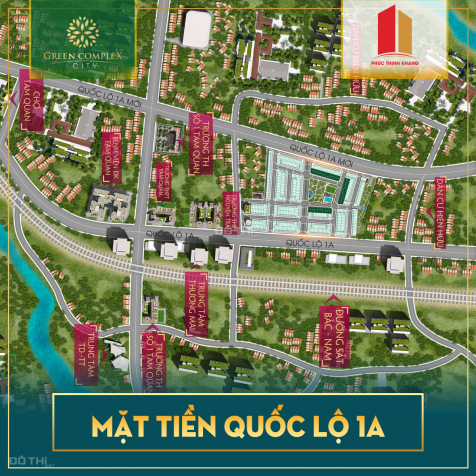 Bán đất nền dự án Green Complex City, Hoài Nhơn, Bình Định, diện tích 100m2, giá 13 tr/m2 12819154