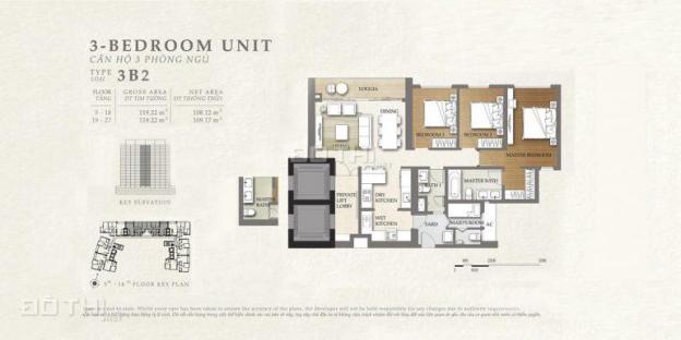 Cần bán căn hộ The Nassim Thảo Điền 3 phòng ngủ, tầng cao 12821453