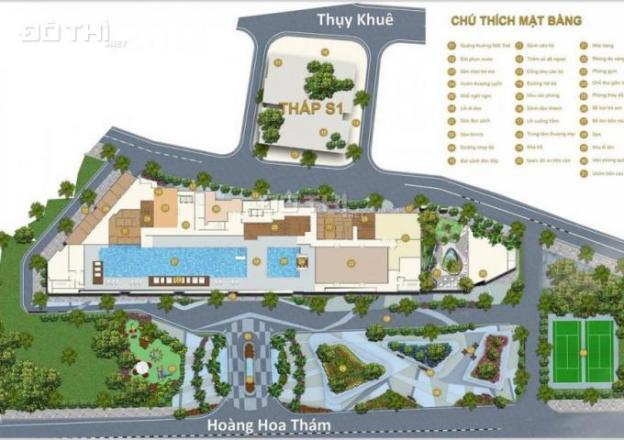 Bán căn 1PN thiết kế thành 2PN dự án Sun Grand City Thụy Khuê, 58.36m2, chỉ 3,42 tỷ, LH 0989898684 12822030