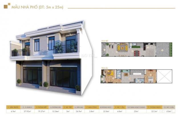 Mở bán nhà phố liền kề TT TP Đồng Xoài, giá chỉ 2.39 tỷ/căn, CK 10%, hỗ trợ vay 0% LS 12825146