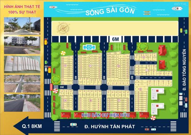 Bán đất sổ hồng xây dựng tự do, đường Đào Tông Nguyên, Xã Nhà Bè, DT: 50m2, giá 53 triệu/m2 12836281