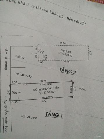 Bán nhà hẻm 1041 Trần Xuân Soạn, P. Tân Hưng, quận 7 - DT 3x13m - giá 3 tỷ 12836734