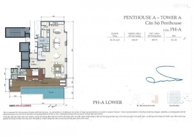 Bán căn Penthouse The Nassim, 2 tầng, view sông, 389.72m2, 4PN 12842211