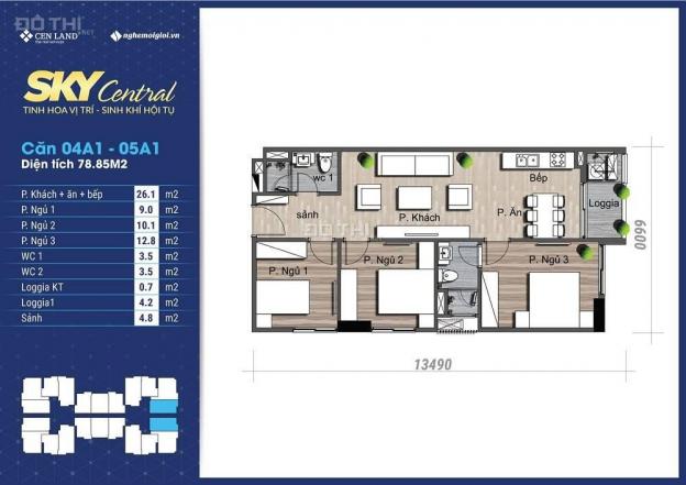 Căn hộ Sky Central giá gốc CĐT - Suất ngoại giao - Chuyển nhượng - Bảng giá tốt nhất - 0964699044 12845073