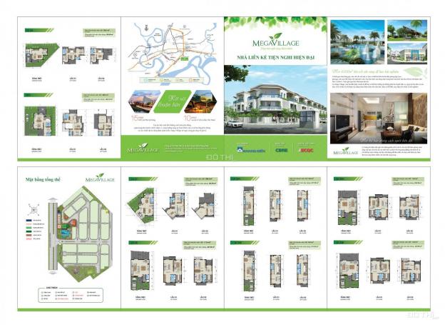 Bán nhà phố Mega Village Khang Điền Quận 9 view trực diện hồ bơi, sổ đỏ riêng. Ngân hàng hỗ trợ 70% 12857024