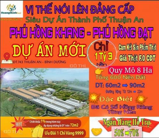 Đất nền Phú Hồng Khang - Phú Hồng Đạt đối diện chợ Phú Phong giá F0, SHR, liên hệ: 0932 189 972 12860162