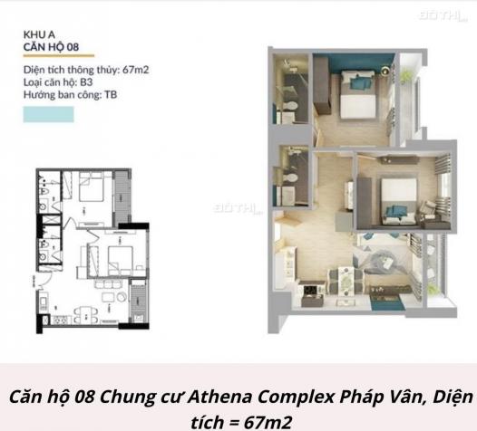 Cần nhượng lại suất ngoại giao căn hộ CC Athena Complex Pháp Vân, 67m2, giá 20.8tr/m2 12862004