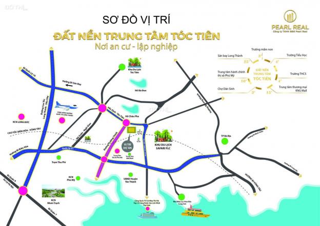 Bán đất đường Hắc Dịch - Tóc Tiên, Phú Mỹ, BRVT, diện tích 125m2 giá 8 tr/m2 12862861