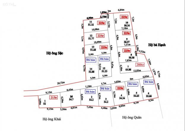 Bán đất thổ cư phân lô giá rẻ tại thôn Kiều Trung, Hồng Thái 12789924
