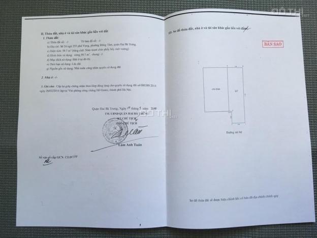 Bán nhà chính chủ số 24A, ngõ 255, Phố Vọng, P. Đồng Tâm, Q. Hai Bà Trưng, Hà Nội 12870669