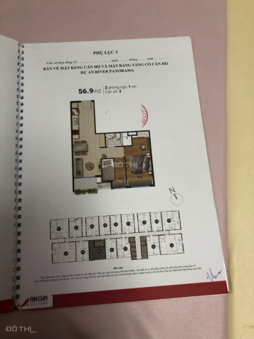 Chuyển công tác Hà Nội bán lại căn hộ 56m2, 2 PN, căn đẹp duy nhất trên sàn có giá 1.97 tỷ 12871831