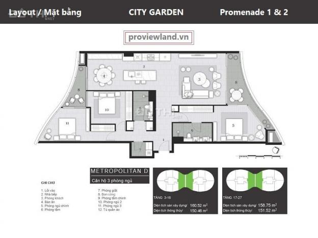 Bán căn hộ chung cư tại dự án City Garden, Bình Thạnh, Hồ Chí Minh 12873499