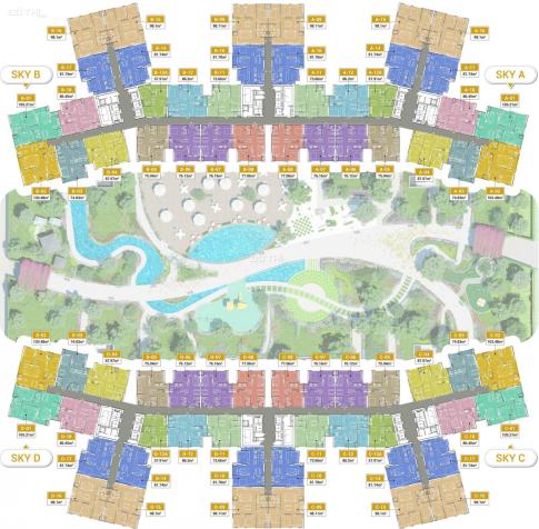 Cắt lỗ căn hộ 2 PN, 74m2 dự án Imperia Sky Garden 2,6 tỷ bao gồm VAT và phí bảo trì. LH: 0988743443 12867279