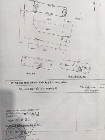 Bán nhà riêng tại đường Phạm Văn Chiêu, Phường 9, Gò Vấp, Hồ Chí Minh, diện tích 56m2, giá 7.5 tỷ 12877287