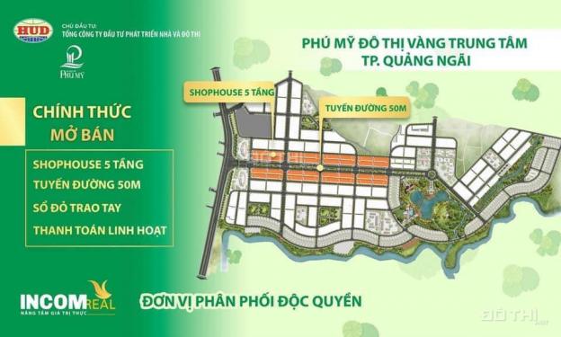 Shophouse sổ đỏ trên trục đường 50m đẹp nhất Quảng Ngãi 12877710