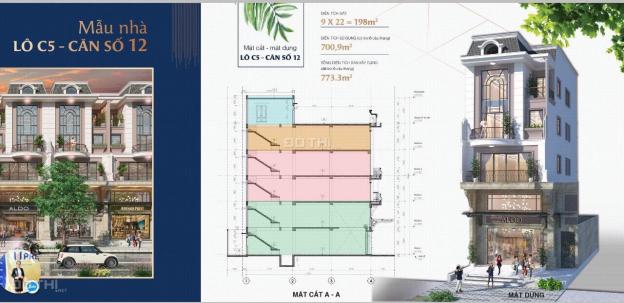 Mặt sau shophouse block M5 KĐT Vạn Phúc 7x20m, hầm + 4 lầu, đường 13m giá 15.5 tỷ thanh toán 9 đợt 12883284